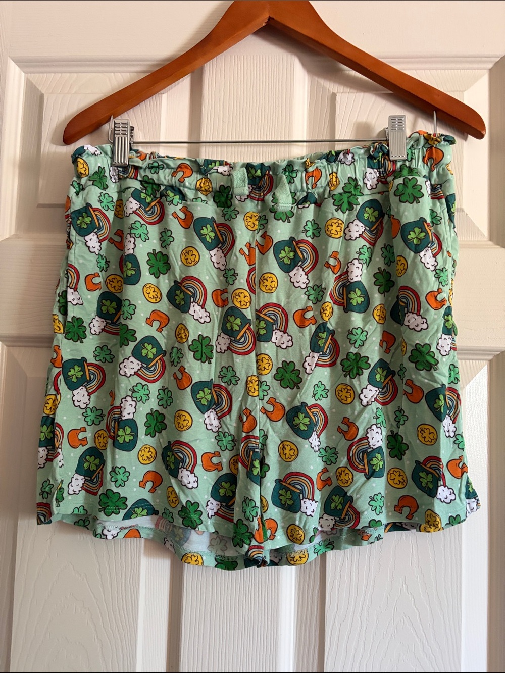 Posh Peanut Mint Green St. Patrick's Day Print Pajama Set - Picture 2 of 2